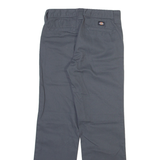 DICKIES Boys Trousers Grey Slim Straight W26 L26