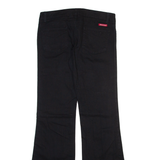 DICKIES Womens Trousers Black Slim Bootcut W30 L31