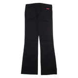 DICKIES Womens Trousers Black Slim Bootcut W30 L31