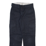 DICKIES Cargo Mens Trousers Black Regular Straight W30 L30