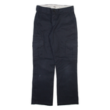 DICKIES Cargo Mens Trousers Black Regular Straight W30 L30