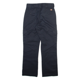 DICKIES Cargo Mens Trousers Black Regular Straight W30 L30