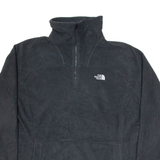 THE NORTH FACE Womens Fleece Black 1/4 Zip Tight Knit XL