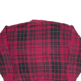 NAUTICA Mens Heavy Knit Jumper Red Check Tight Knit M