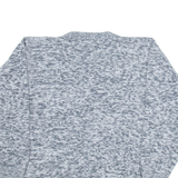 BENELLY Womens Patterned Jumper Grey Geometric Tight Knit S