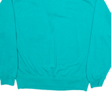 DIVERSITY Womens Jumper Green 1/4 Zip Tight Knit L