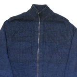 CALVIN KLEIN JEANS Mens Jumper Blue Tight Knit L