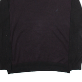 NAUTICA Womens Jumper Black V-Neck Tight Knit XL