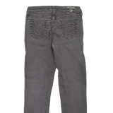 TRUE RELIGION Rocco Womens Jeans Grey Relaxed Skinny W25 L26
