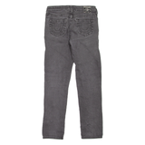 TRUE RELIGION Rocco Womens Jeans Grey Relaxed Skinny W25 L26