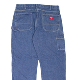 DICKIES Carpenter Workwear Mens Jeans Blue Relaxed Tapered W36 L32