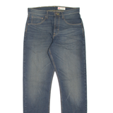 WRANGLER Athletic Fit Mens Jeans Blue Slim Tapered Stone Wash W30 L32