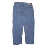WRANGLER Mens Jeans Black Relaxed Tapered W35 L29