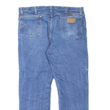 WRANGLER Mens Jeans Blue Regular Straight Stone Wash W40 L30