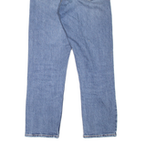LEVI'S Wedgie BIG E Womens Jeans Blue Regular Straight Stone Wash W26 L28