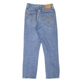 LEVI'S Wedgie BIG E Womens Jeans Blue Regular Straight Stone Wash W26 L28