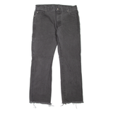 DICKIES Carpenter Workwear Mens Jeans Black Regular Straight W34 L29