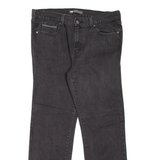 LEVI'S 505 Womens Jeans Black Regular Straight W34 L29