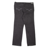 LEVI'S 505 Womens Jeans Black Regular Straight W34 L29