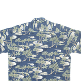 HALF MOON BAY Mens Hawaiian Shirt Blue Floral XL