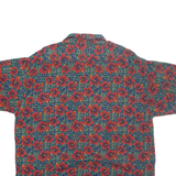 MORRO BAY Mens Hawaiian Shirt Red Floral XL