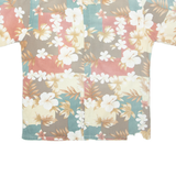 CAMPIA MODA Mens Hawaiian Shirt Pink Floral M