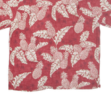 BATIK BAY Mens Hawaiian Shirt Red Floral XL