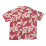 BATIK BAY Mens Hawaiian Shirt Red Floral XL