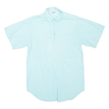 TRAMPS Mens Plain Shirt Blue S