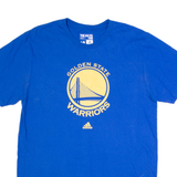 ADIDAS Golden State Warriors Mens T-Shirt Blue USA L