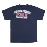 CHAMPION Mission College Fire Technology Mens T-Shirt Blue USA M