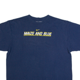 NIKE TEAM Maize And Blue Michigan Mens T-Shirt Blue USA XL