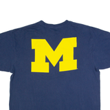 NIKE TEAM Maize And Blue Michigan Mens T-Shirt Blue USA XL