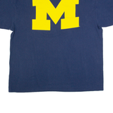 NIKE TEAM Maize And Blue Michigan Mens T-Shirt Blue USA XL