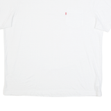 LEVI'S Mens T-Shirt White V-Neck 2XL