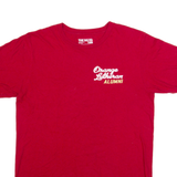 NIKE Orange Lutheran Alumni Mens T-Shirt Red USA M