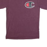 CHAMPION Mens T-Shirt Maroon M