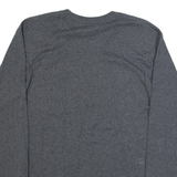 CHAMPION Santa Clara University Broncos Mens T-Shirt Grey Long Sleeve USA M