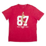 LEVI'S Dwight Clark Day Womens T-Shirt Red USA XL