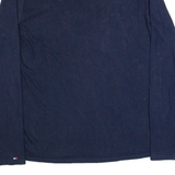 TOMMY HILFIGER Mens T-Shirt Blue Long Sleeve M