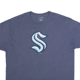 CHAMPION Seattle Kraken Mens T-Shirt Blue USA XL