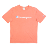 CHAMPION Mens T-Shirt Pink M