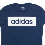 ADIDAS Mens T-Shirt Blue L