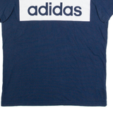 ADIDAS Mens T-Shirt Blue L