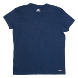 ADIDAS Mens T-Shirt Blue L