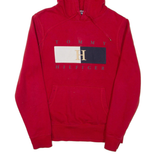 TOMMY HILFIGER Mens Red Hoodie S