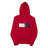 TOMMY HILFIGER Mens Red Hoodie S