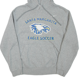 NIKE Santa Margarita Eagle Soccer Mens Grey Hoodie USA M