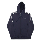 ADIDAS Mens Black Hoodie Full Zip M