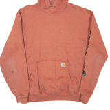 CARHARTT Mens Orange Hoodie L